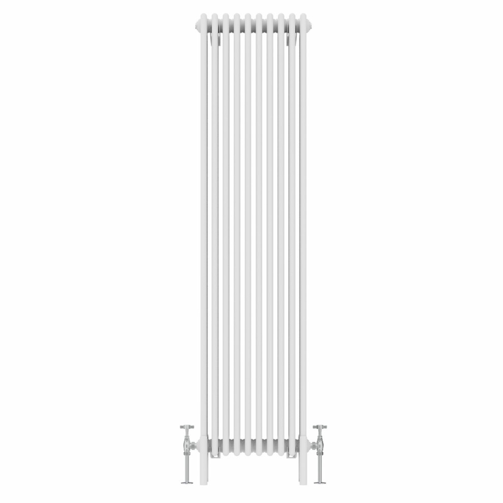 (1800x470mm, White) NRG Traditional Cast Iron Style Style Radiator Four Column Designer Bathroom Radiators