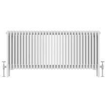 (600x1460mm, White) NRG Traditional Cast Iron Style Style Radiator Four Column Designer Bathroom Radiators