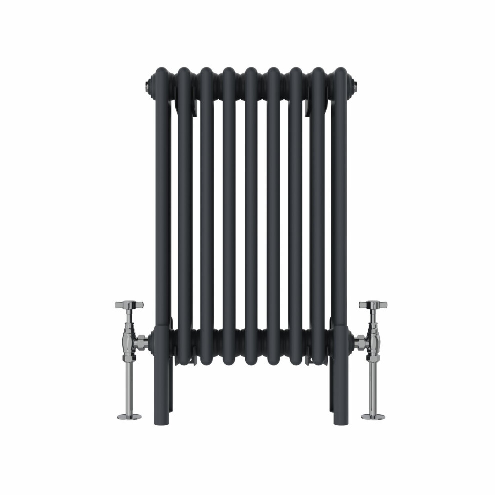 (600x425mm, Anthracite) NRG Traditional Cast Iron Style Style Radiator Four Column Designer Bathroom Radiators