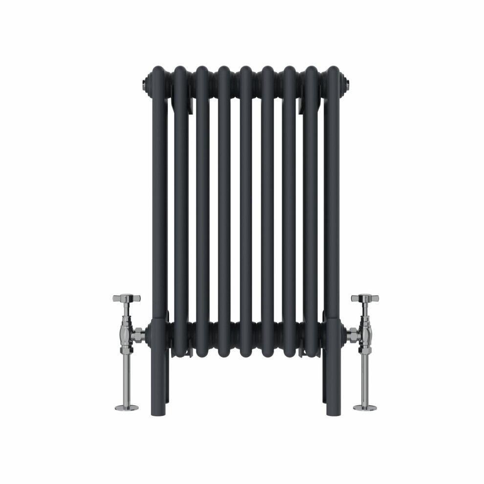 Nrg (600X425mm, ) Traditional Cast Iron Style Style Radiator Four Column Designer Bathroom Radiators Anthracite