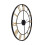 AAMEN Black & Gold Wall Clock, Extra Large Roman Numerals Wall Clock 1