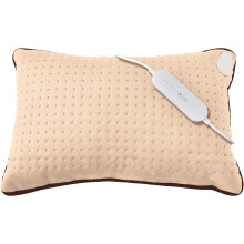 Sweet Dreams Electric Heated Cushion Pillow - 4 Heat Settings, Lux Flannel Fleece, Auto Shut-Off, 40x30x14cm, 258845A