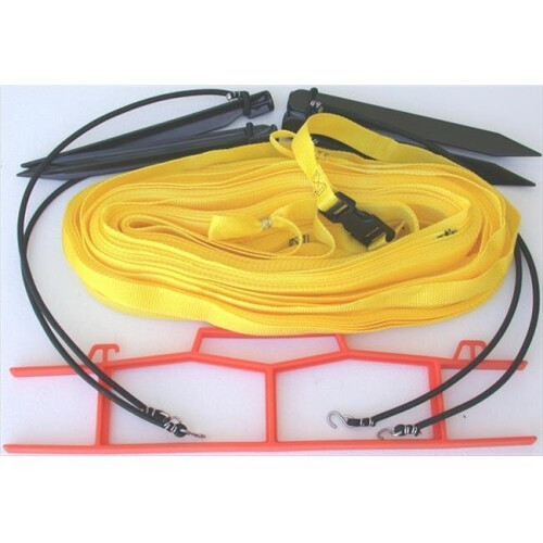 Yellow 1-inch Non-adjustable Web Courtlines