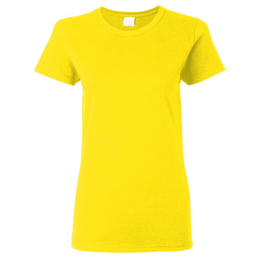 (M, Daisy) Gildan Ladies/Womens Heavy Cotton Missy Fit Short Sleeve T-Shirt