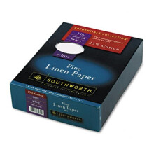 Southworth Credentials Collection Fine Linen Paper White 24lb Letter 500 per Box