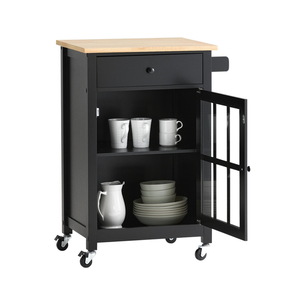 SoBuy Kitchen Storage Cupboard Sideboard Kitchen Island,FKW98-SCH