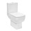NES Home Choices 600 Modern White Ceramic Open Back Pan with Cistern & Soft Close Seat 4