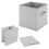 4x Foldable Storage Collapsible Folding Box Home Clothes Organizer Fabric Cube 7