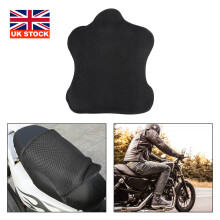 Motorcycle Comfort Gel Seat Cushion Universal Air Motorbike Pillow Pad Cover UK