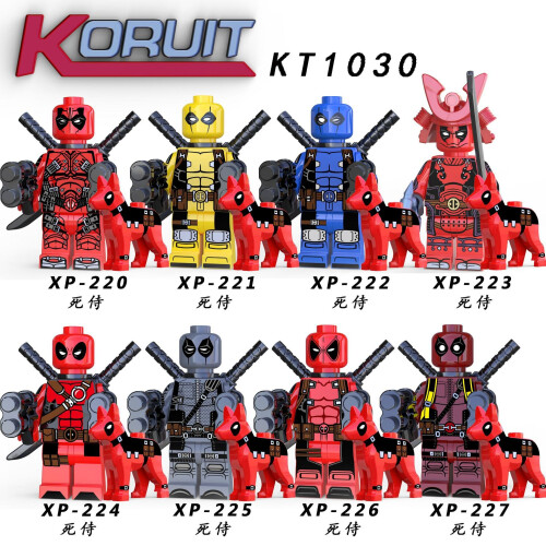 Deadpool Mini Figures Set Fit Lego 8pcs