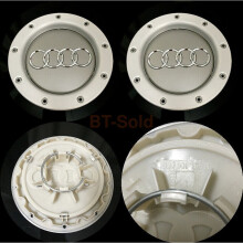 4X 146mm Audi Wheel Center Caps TT/RS4 Style 8D0601165K A4 S4 Hub Covers