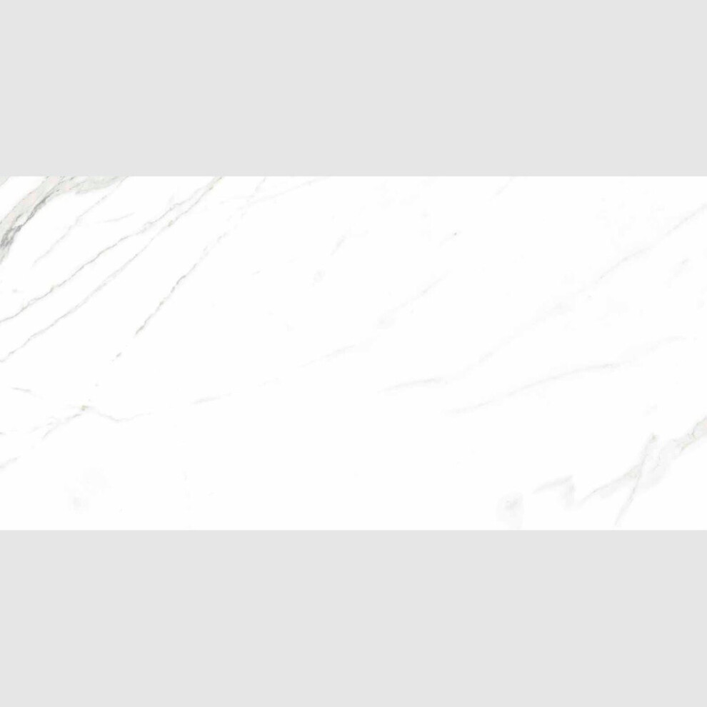 Amiata Valencia White Marble Porcelain Wall & Floor Tiles 300 X 600Mm 5056467292910