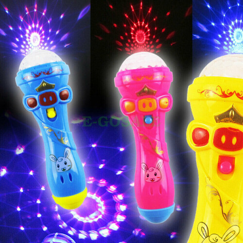 3PCS Flashlight Torch Finding Children Toys Projector LED Light Party
