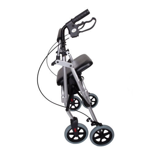 Angel Mobility Four wheel Lightweight Folding Rollator Zimmer Walking Frame with Seat 2