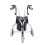 Angel Mobility 3 wheel Walking Frame Rollator Tri Walker Lightweight Folding 2
