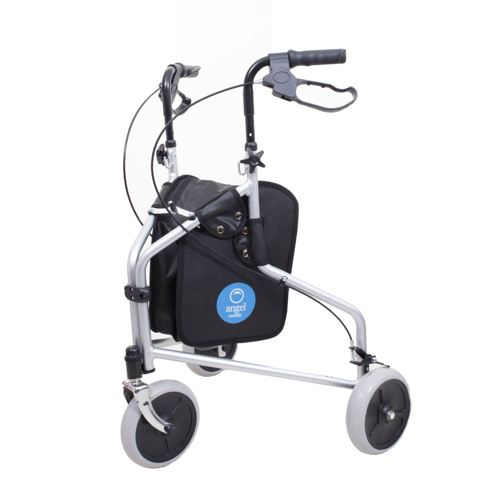 Angel Mobility 3 wheel Walking Frame Rollator Tri Walker Lightweight Folding