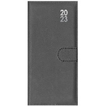 MantraRaj 2023 Slimline Week To View Diary With Pen WTV Premium Planner Organizer Notebook(Grey)
