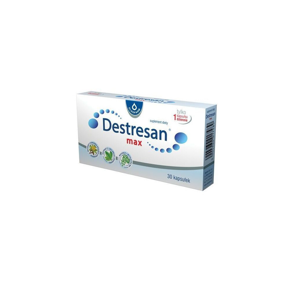 Destresan Max 30 caps anxiety nervous tension stress