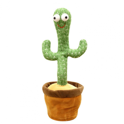 Dancing Cactus Toy,Talking Repeat Singing Sunny Cactus Toy(120 Songs)