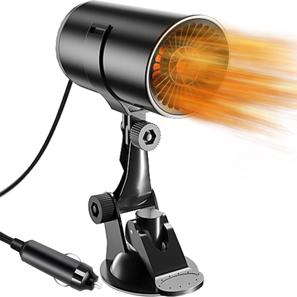 Car Heater Windscreen Demister Portable Defroster 12V 150W Fast Heating Cooling Fan 768664253841