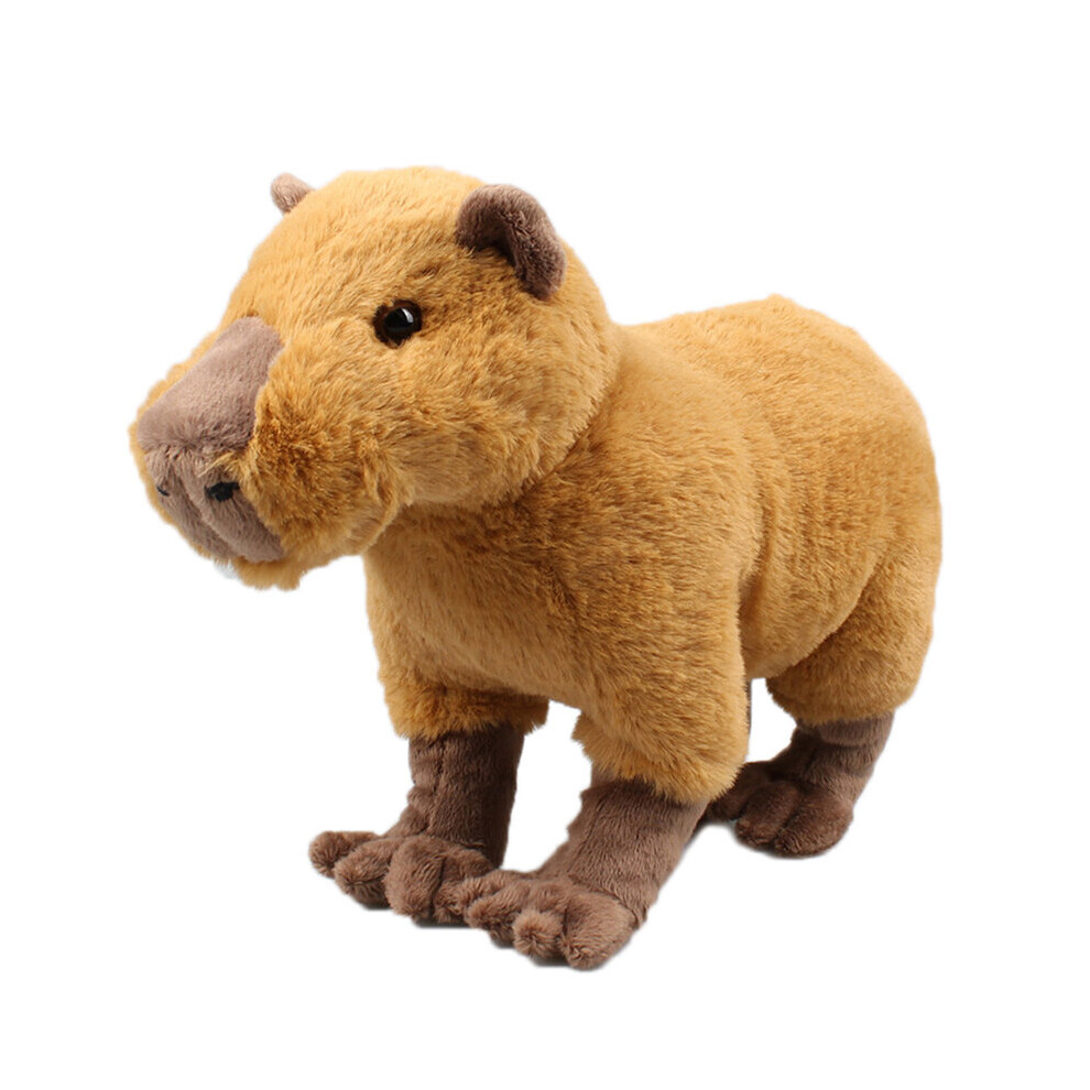 Simulation Capybara Plush Toy Kawaii Stuffed Doll Soft Animal Doll