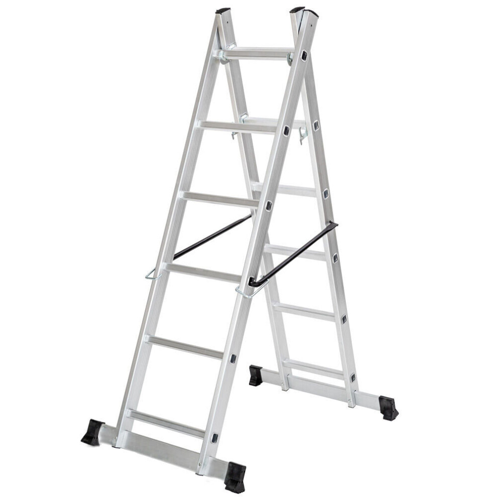 3 In 1 Aluminium Working Ladder Platform Multi Purpose Scaffold Tower 009732221172