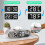 Alarm Clock with Qi wireless charging 15W Bedside Digital Desk Clock 10