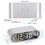 Alarm Clock with Qi wireless charging 15W Bedside Digital Desk Clock 4