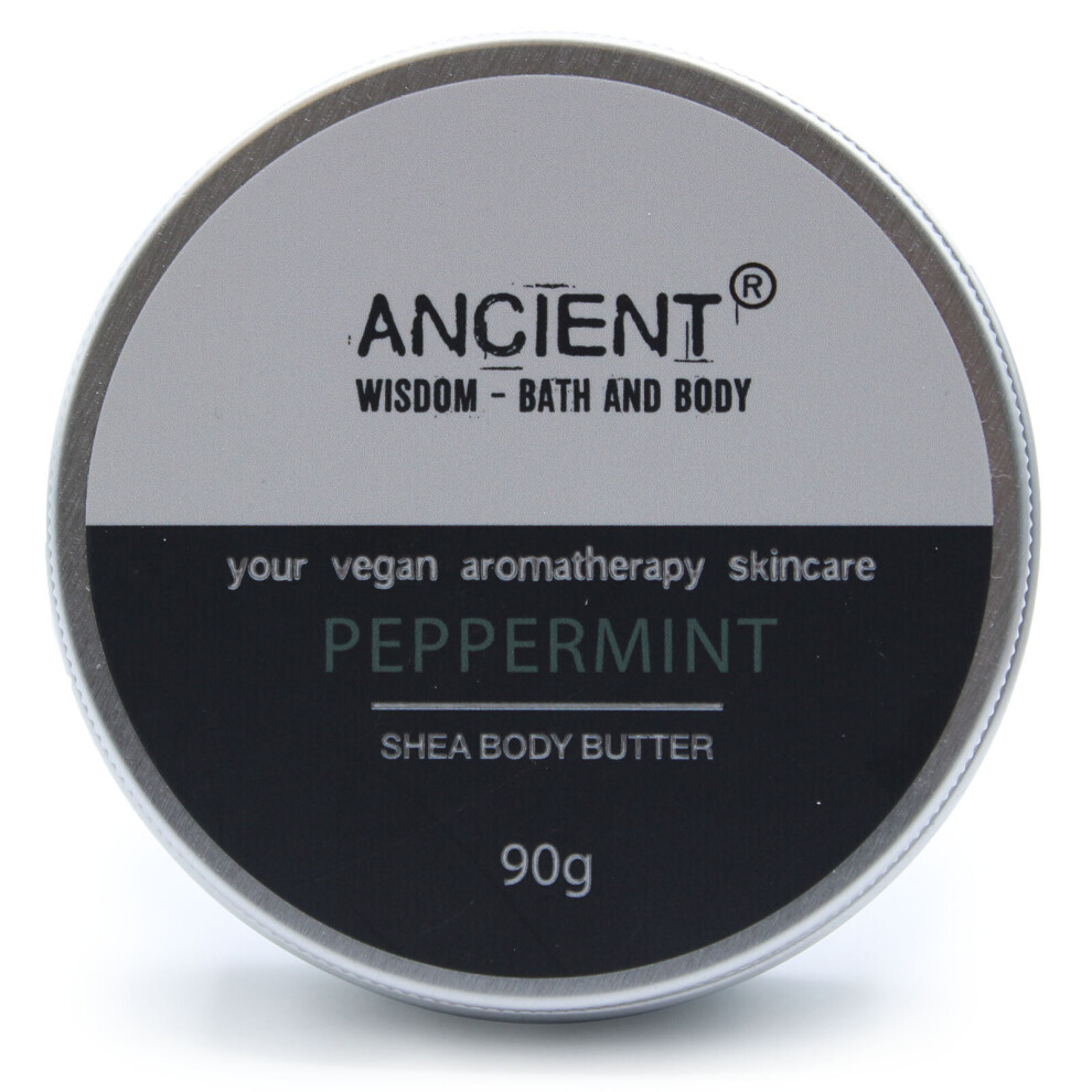 Ancient Wisdom Aromatherapy Shea Body Butter 90G - Peppermint