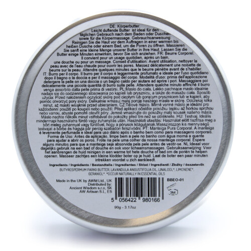 Aromatherapy Shea Body Butter 90g - Lavender 2