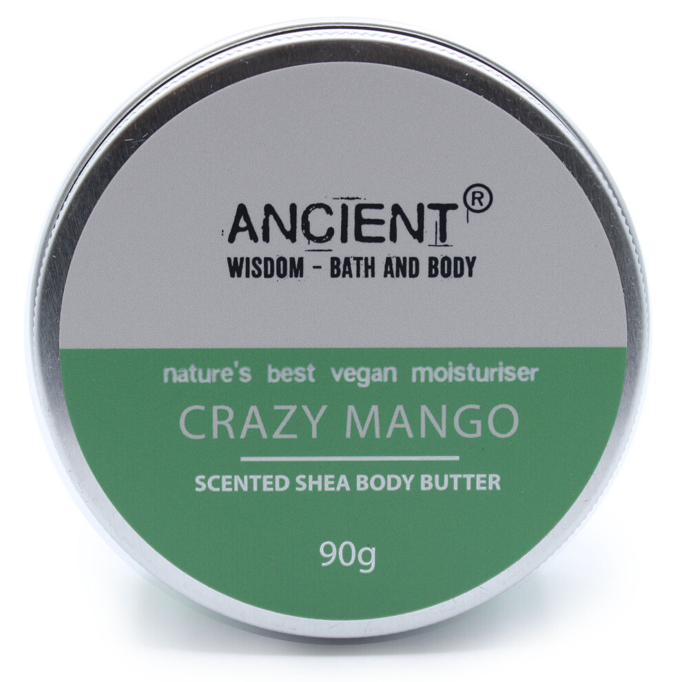 Ancient Wisdom Scented Shea Body Butter - Crazy Mango 90G