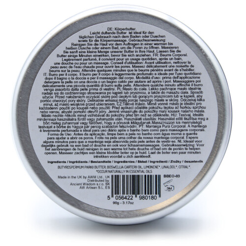 Aromatherapy Shea Body Butter 90g - Frankincense 2
