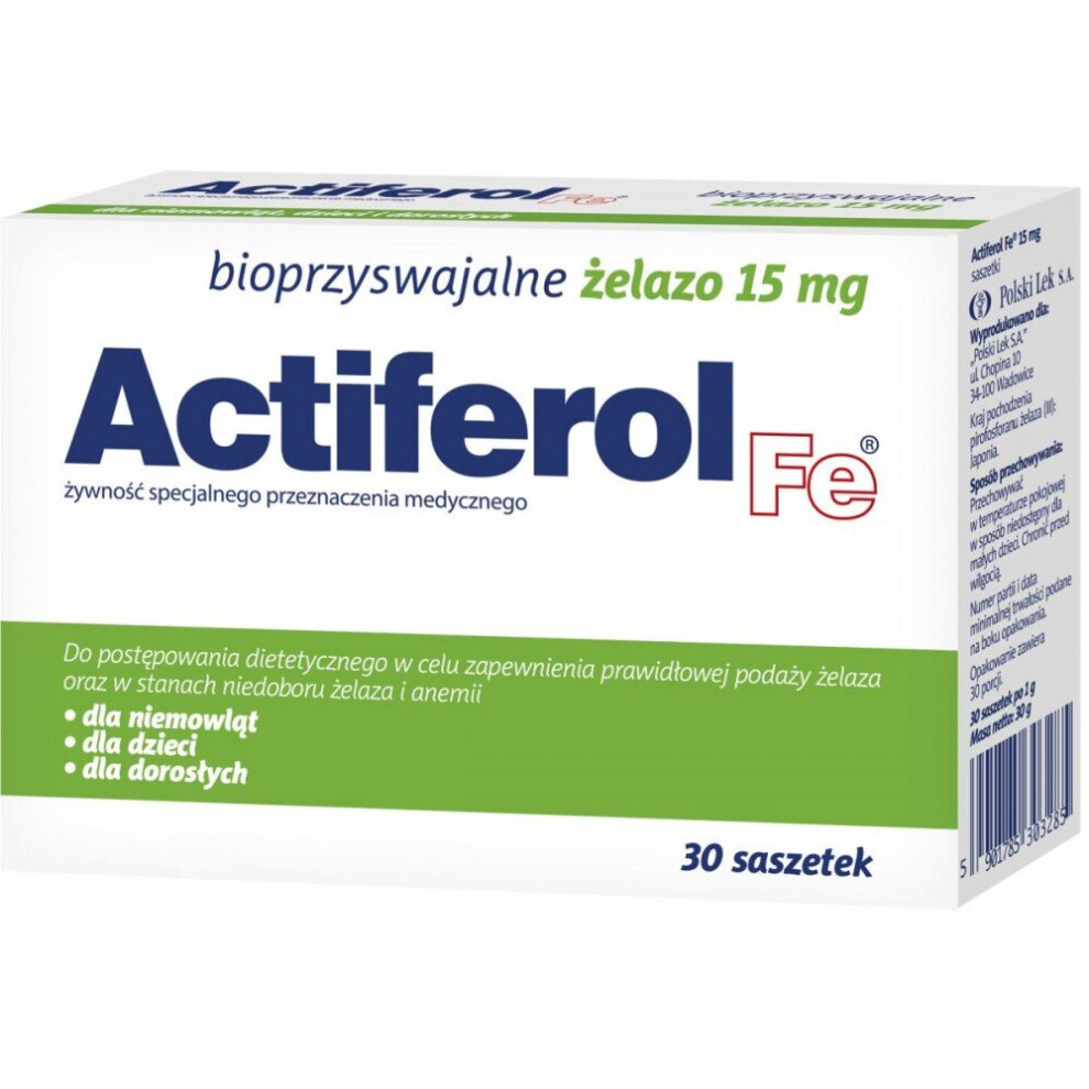 ACTIFEROL Fe Strong iron for pregnant women & children - 30sachets