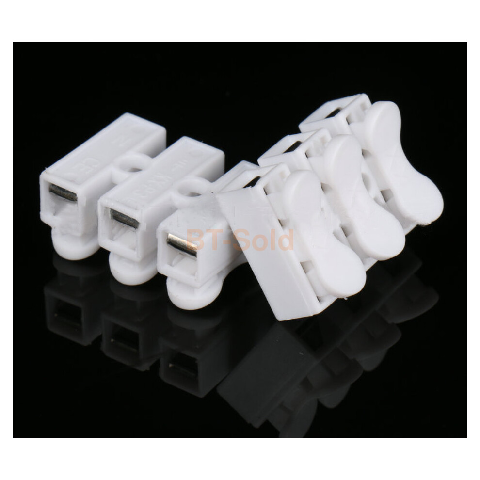 10Pcs 3-Ways Wire Spring Terminal Block Clip Connect Push In Terminals 7003606695901