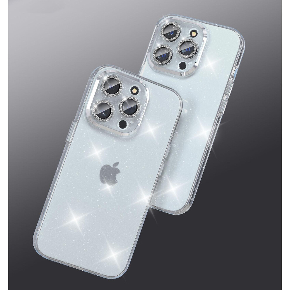 (Transparent, Iphone14 Pro Max) Glitter Phone Case Shockproof Protective Cover For Iphone 14 Series Clear 768619214576