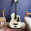 38" Full Size 6 String Acoustic Guitar White 4