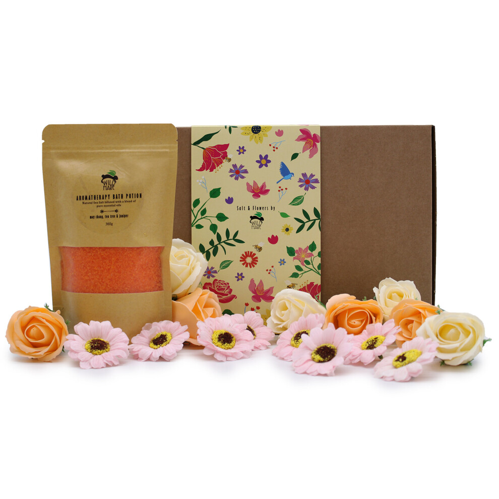 Salt Soak Set - Total Detox Wild Hare & Flowers Sets Personal - Image 4