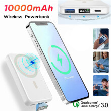 10000mAh Power Bank Magnetic Wireless Battery Pack For iPhone 12 & 13