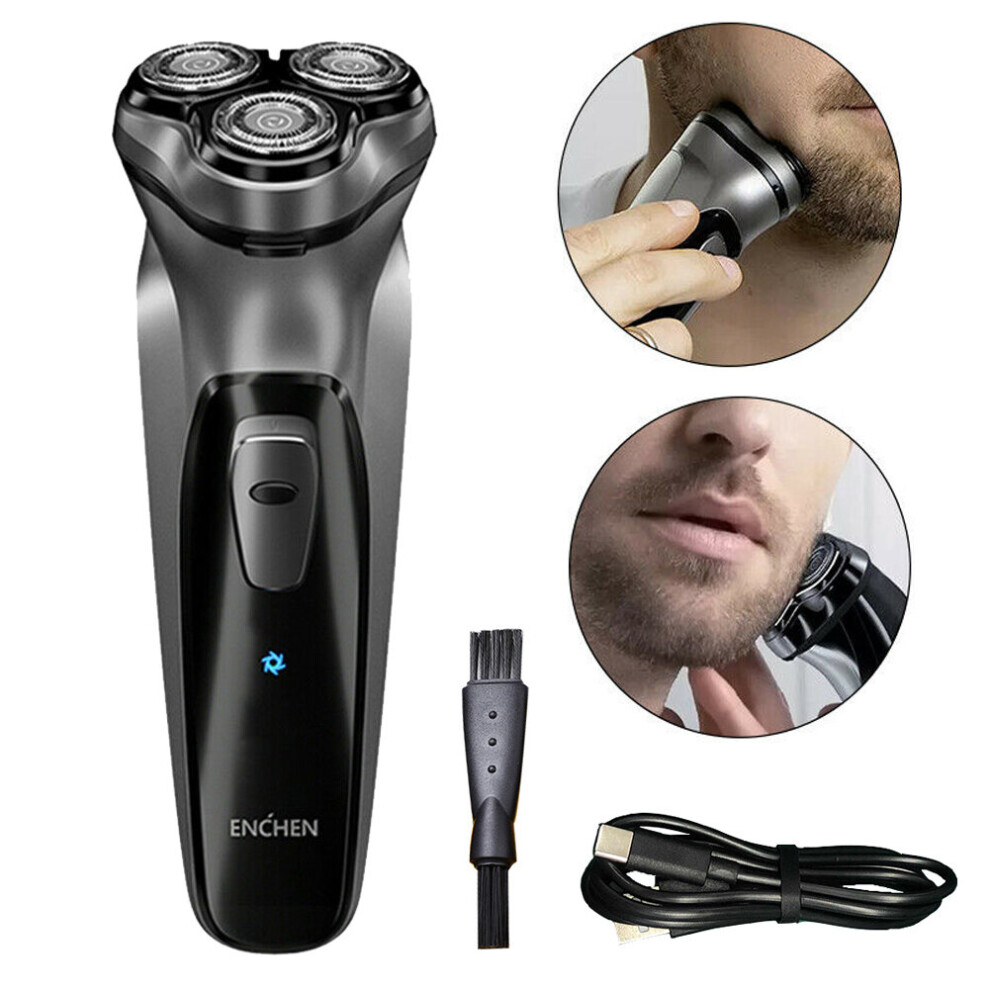 ENCHEN 3D Electric Shaver Razor Men Shaving Beard Machine Rechargeable