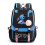 Stitch backpack USB charging printed schoolbag blue 1