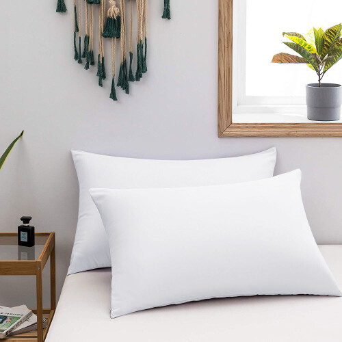 (2X Pillowcase Only) Dream Sleep Premier Hotel Quality Pillowcase Pair | Microfiber Pillow Protector 1