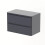 Bathroom Cloakroom Vanity Unit Wall Mounted Countertop Basin Grey Gloss 800mm 8