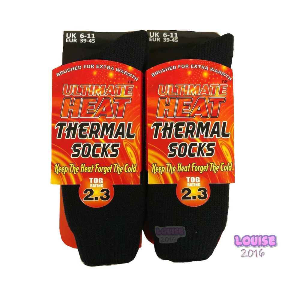 Mens Ultimate Thick Hot Winter Warm Thermal Socks Ultimate Heat 2.3TOG