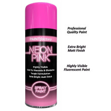(Pink, 1 x Spray ) Neon Bright Spray Paint Primer Gloss Metal 200ml