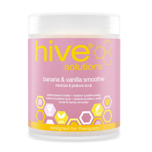 Hive Hive Foot Scrub Cream Banana Vanilla Manicure Pedicure Dry Dead Skin Care 500ml