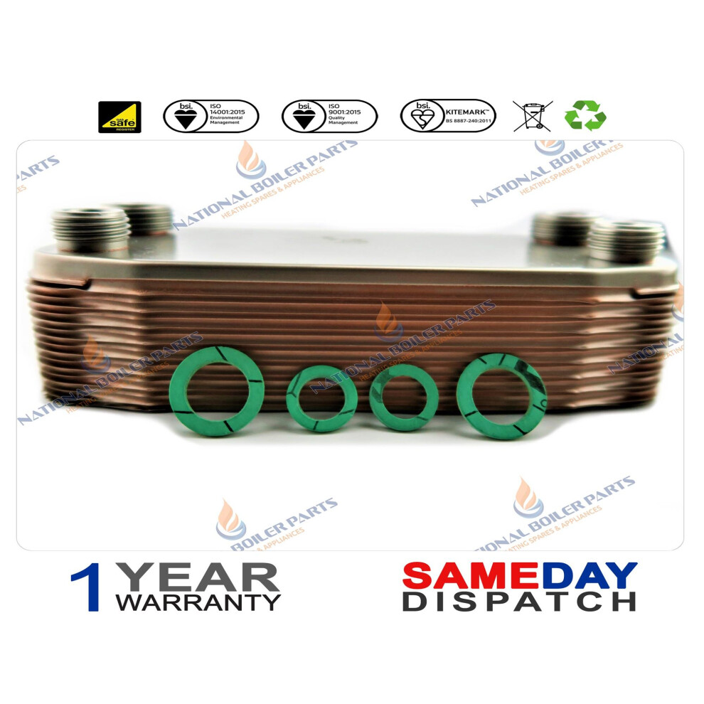 Ferroli Maxima Plate Heat Exchanger 39824620 5056511828935