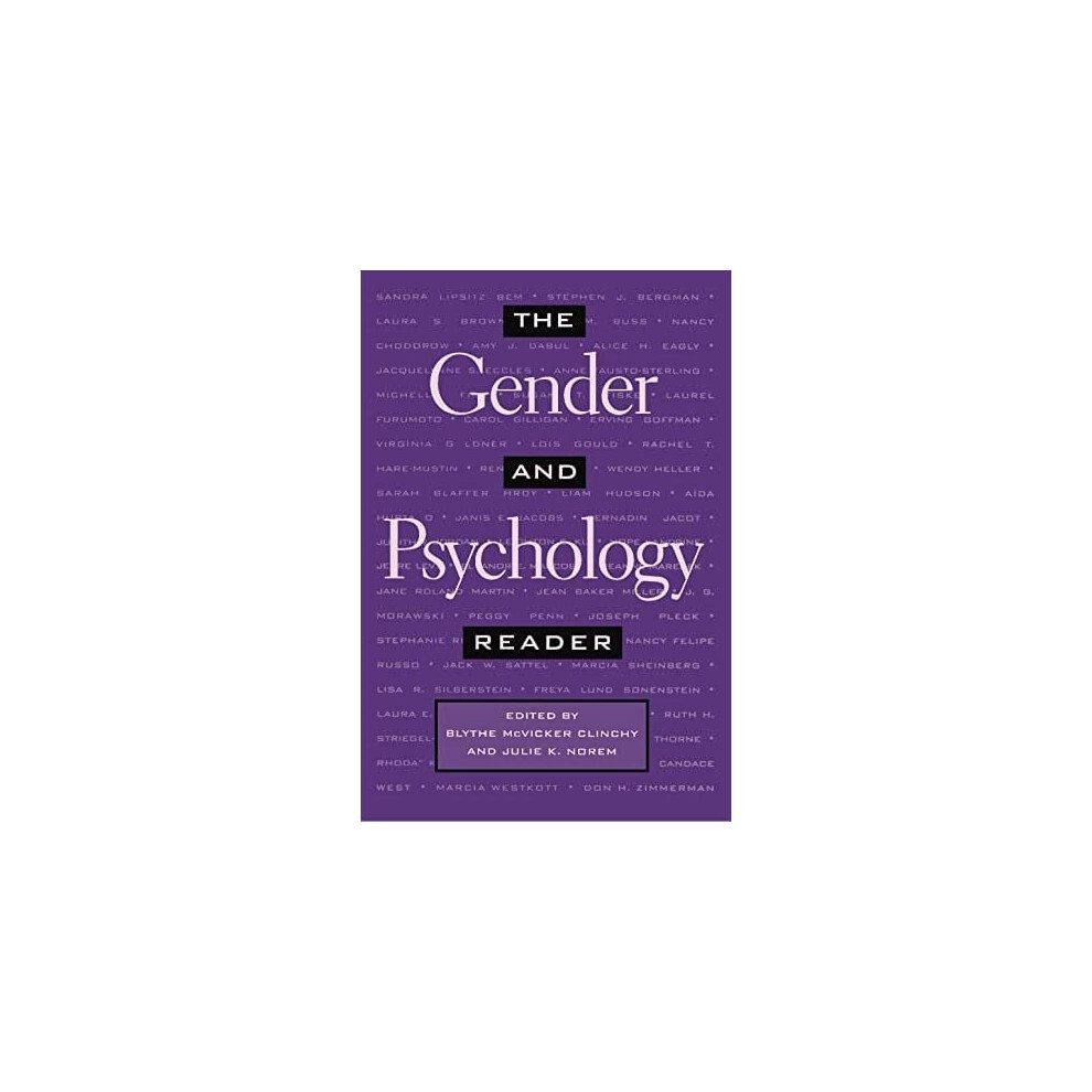 The Gender and Psychology Reader - Clinchy, Blythe McVi - Paperback -31 May 199