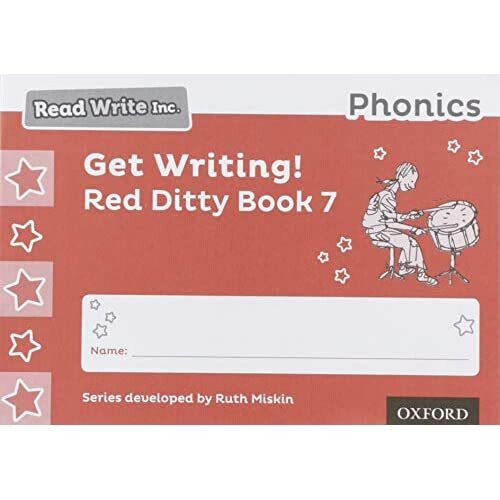 Read Write Inc. Phonics: Get Writing! Red Ditty Book 7  - Miskin, Ruth - Multiple copy p -12/01/2017