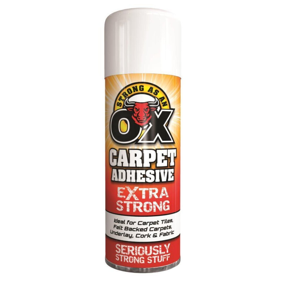 (Heavy Duty Adhesive Strong Glue Vinyl For Carpet Leather Upholstery Spray 500ml 1x Carpet Adhesive) Heavy Duty Adhesive Strong Glue Spray 500ml