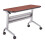 Flip-N-Go Rectangular Training Table - Silver & Cherry - 29 x 48 x 18 in. 1